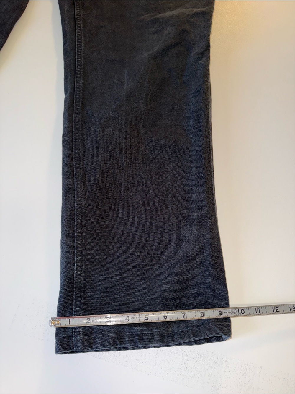 Carhartt B11 Loose Fit Washed Duck Carpenter Pants Black jeans Men's 36x34 - Picture 13 of 13